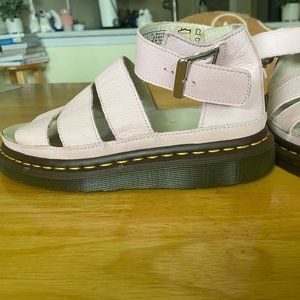 Dr. Martens Clarissa Sandals - Pink Leather - US6 UK 4 - Worn Once